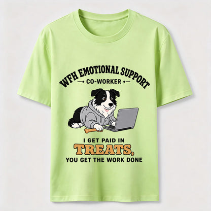 WFH Dog  Funny Emotional Support  T-Shirt