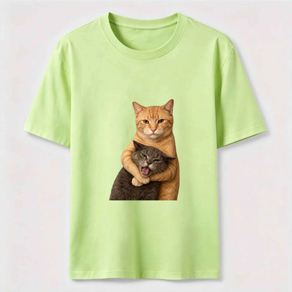 Nobody Messes With My Little Cat Graphic Tee