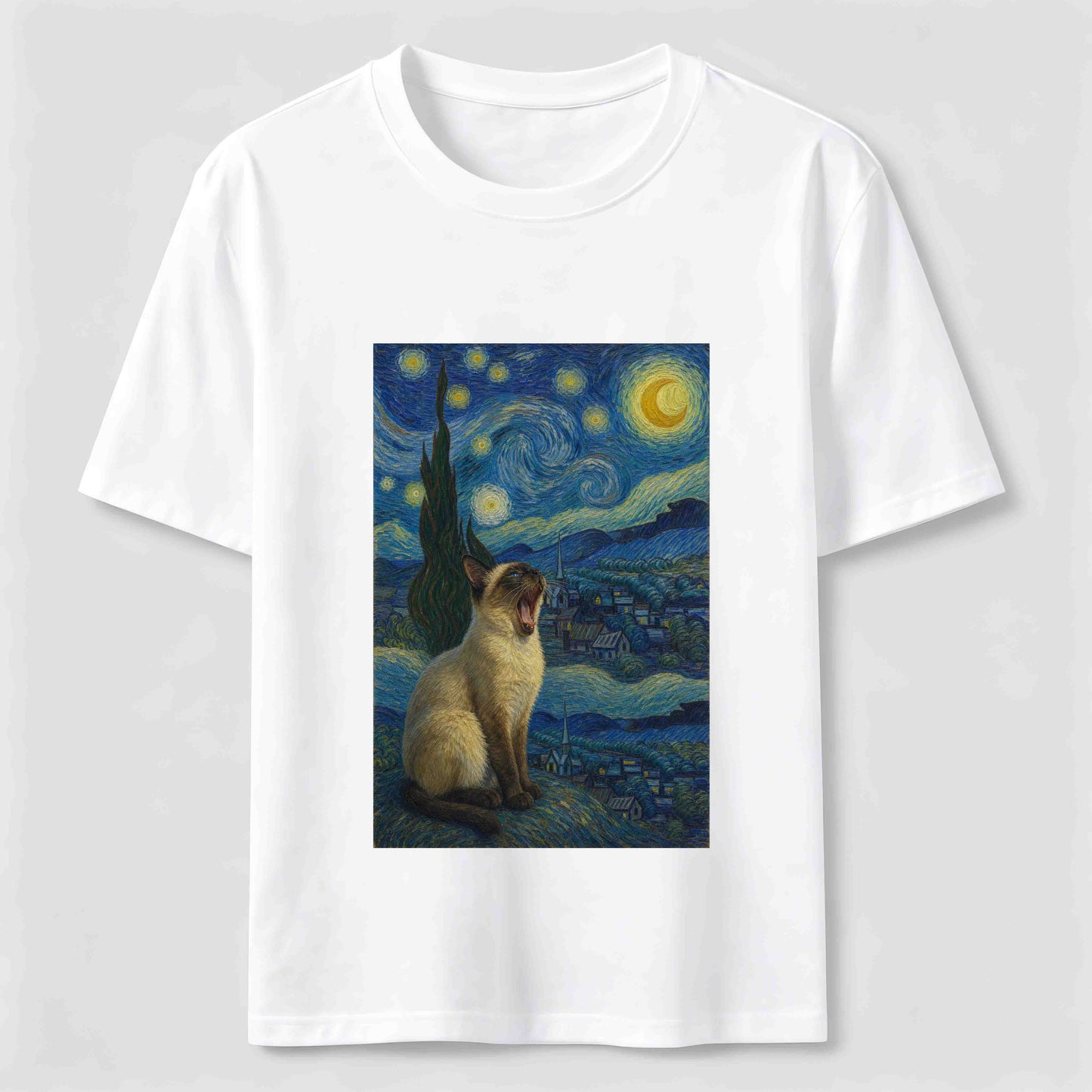 The Cat Who Recreated Starry Night