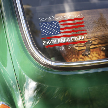 USA 250th Anniversary Car Window Decal Sticker TH10 896355