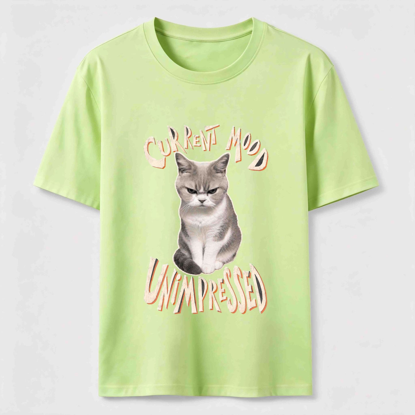 Current Mood Unimpressed Cat T-Shirt
