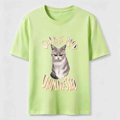 Current Mood Unimpressed Cat T-Shirt