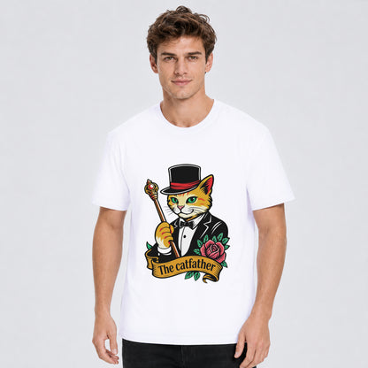 The Catfather Vintage Gentleman Cat T-Shirt