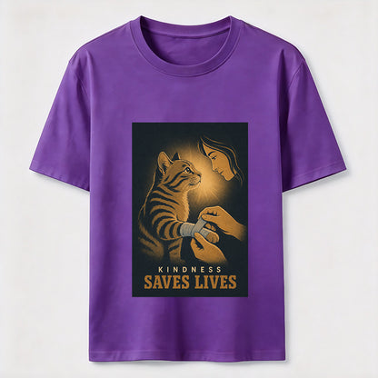 Every Paw Deserves Love – Cat Lover Graphic Tee