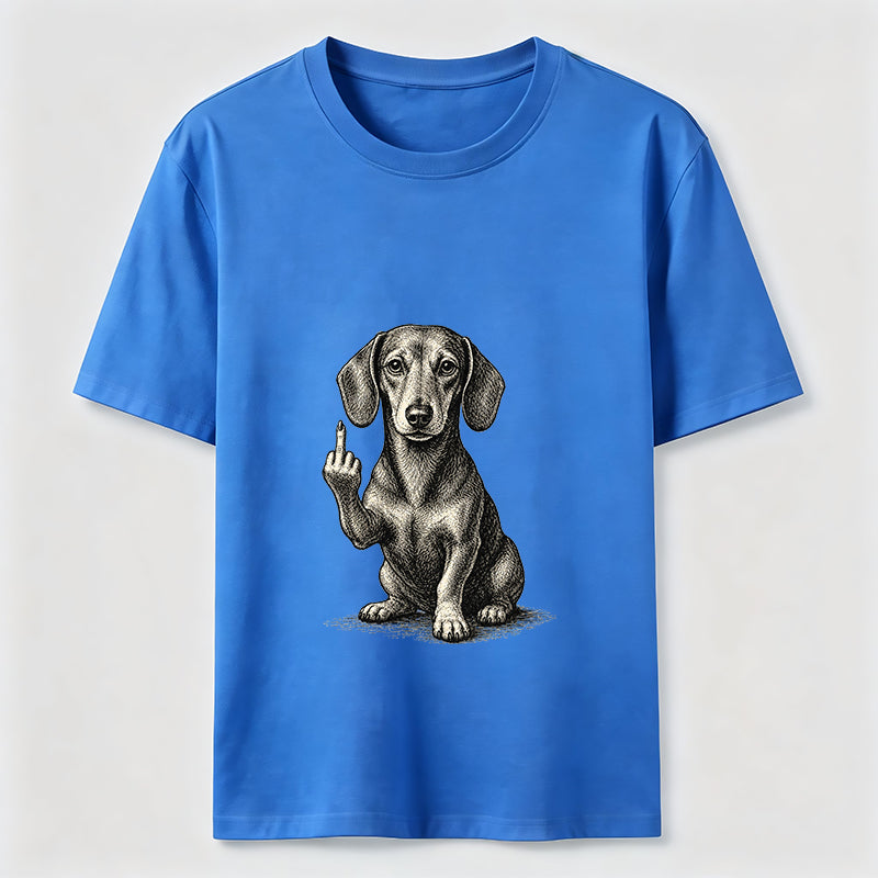 Sarcastic Wiener Dog Attitude Graphic Tee