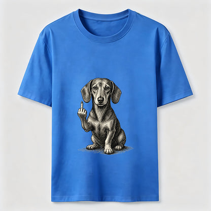 Sarcastic Wiener Dog Attitude Graphic Tee
