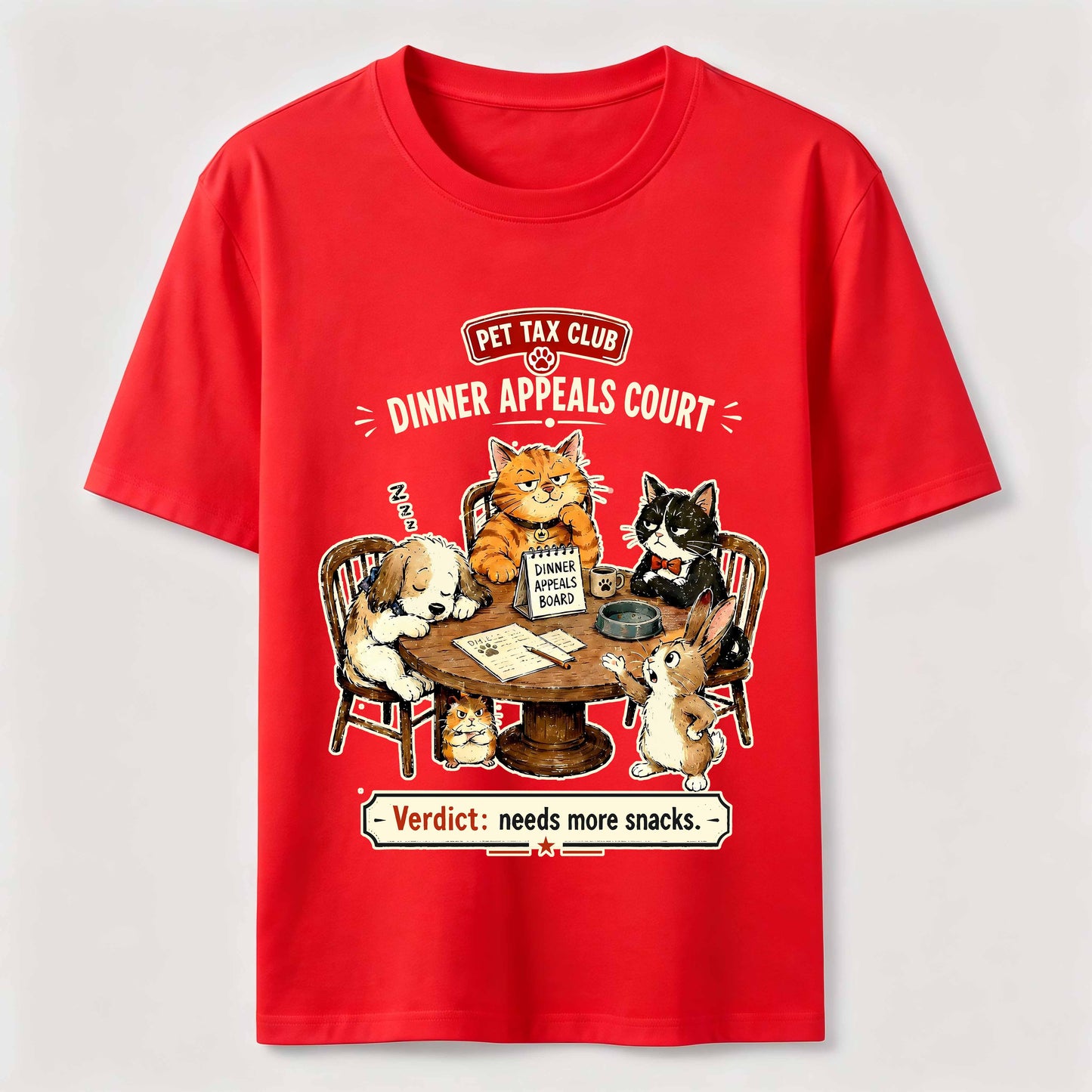 Pet Dinner Review Board T-Shirt