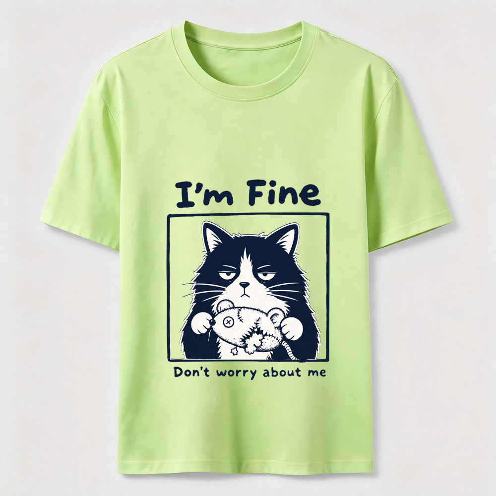 I'm Fine Grumpy Cat T-Shirt