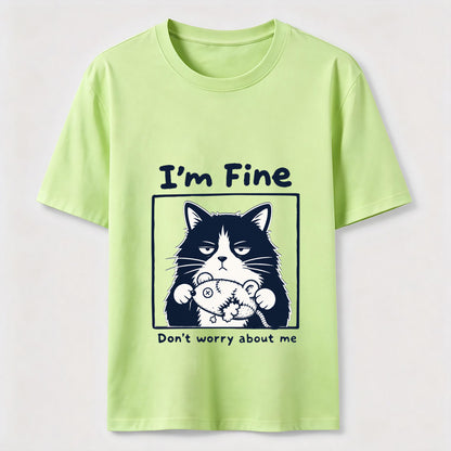 I'm Fine Grumpy Cat T-Shirt