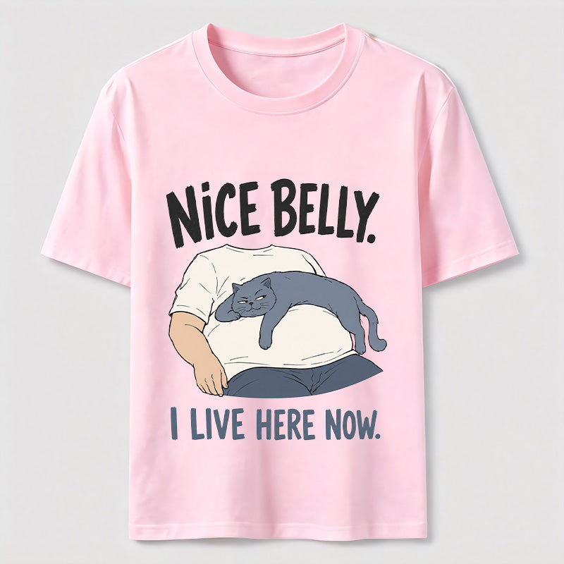 Belly Tenant Cat T-Shirt