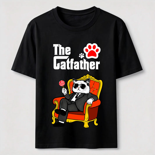 The Catfather Boss Mode Cat T-Shirt