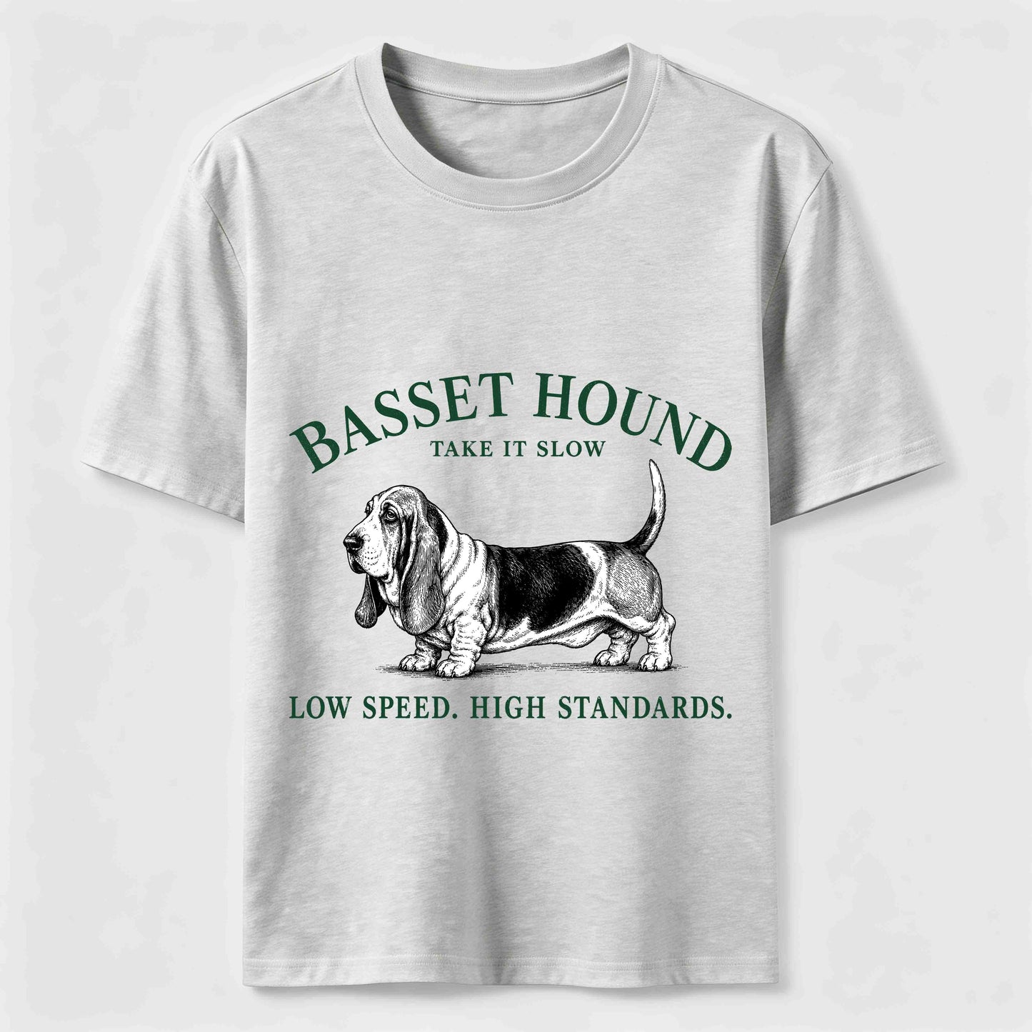 Take It Slow Basset Hound Tee