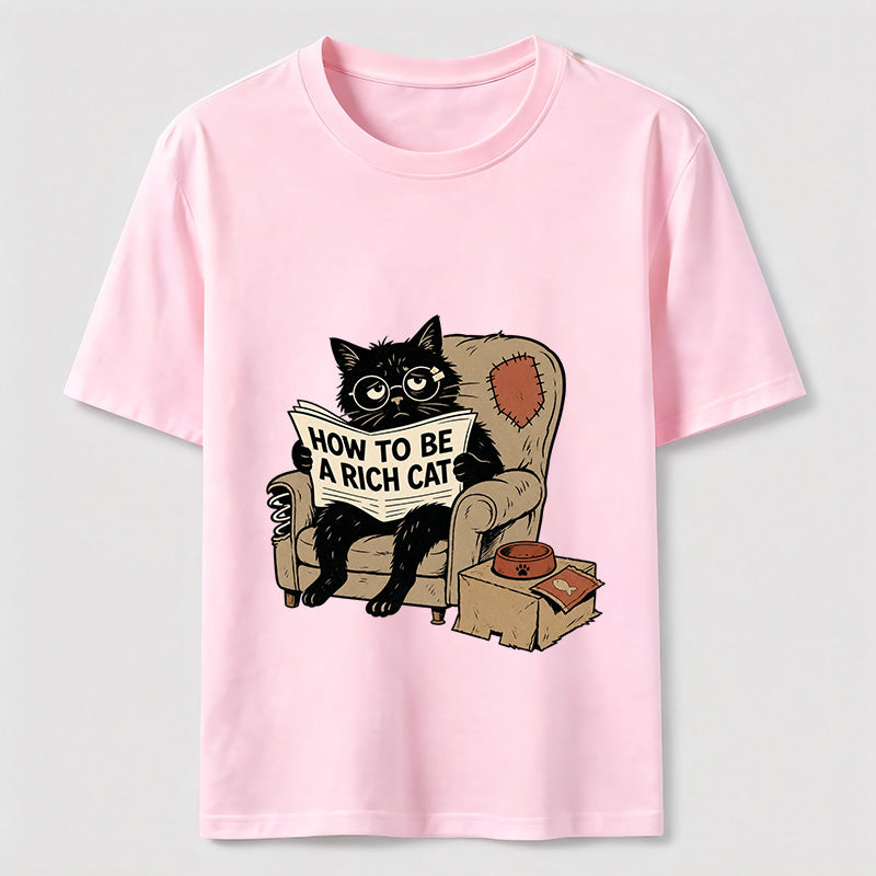 How to Be a Rich Cat T-Shirt