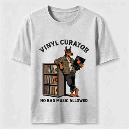 Classic Vinyl Dog Shirt Music & Pet Lover T-shirts