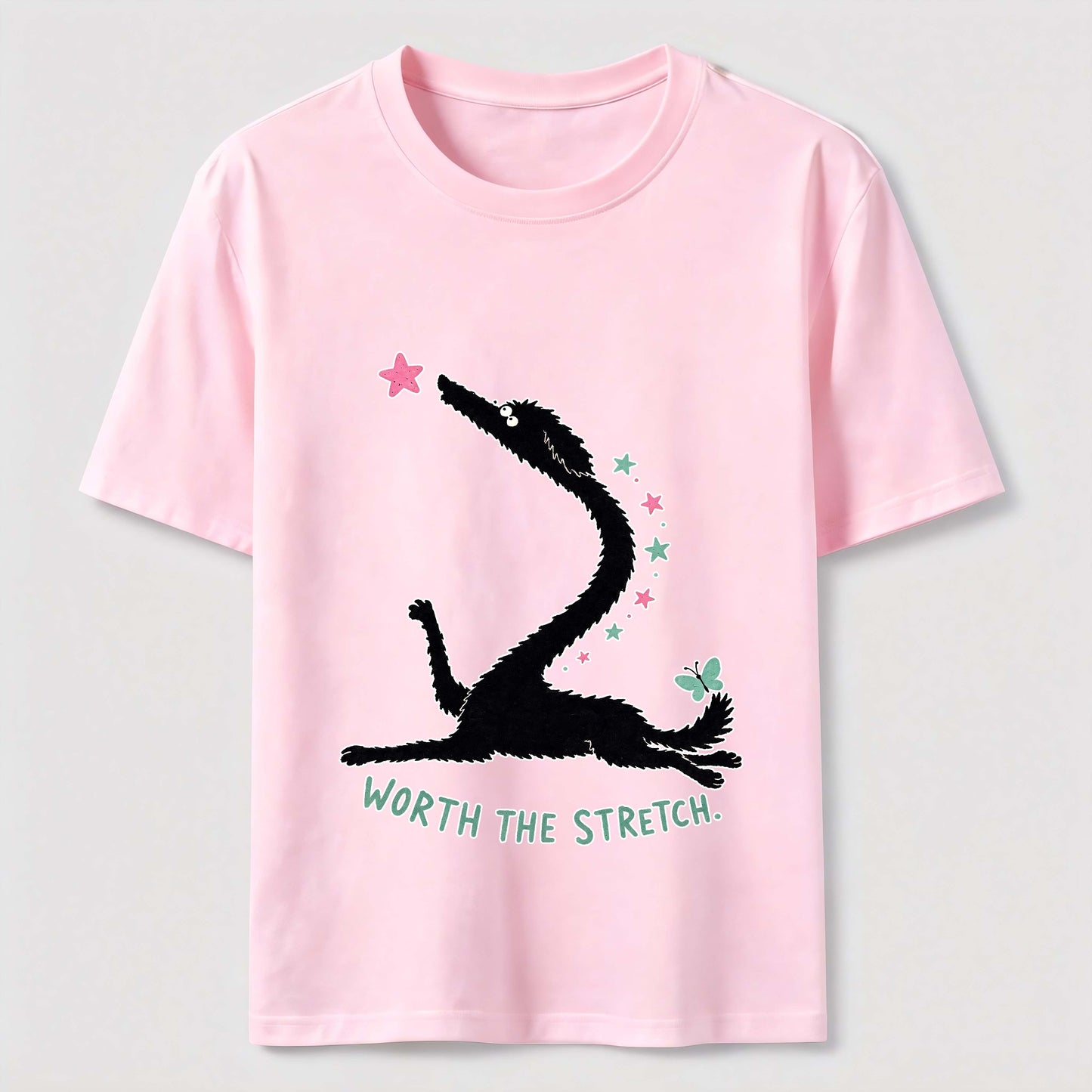 Worth The Stretch Dog Tee
