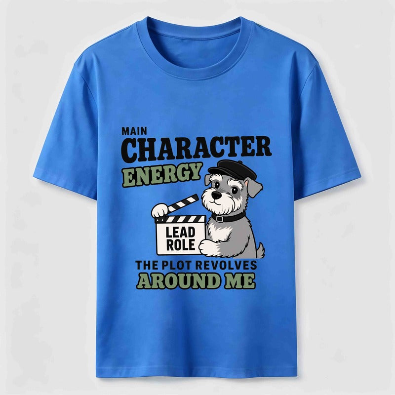 Main Character Dog Funny Schnauzer T-Shirt