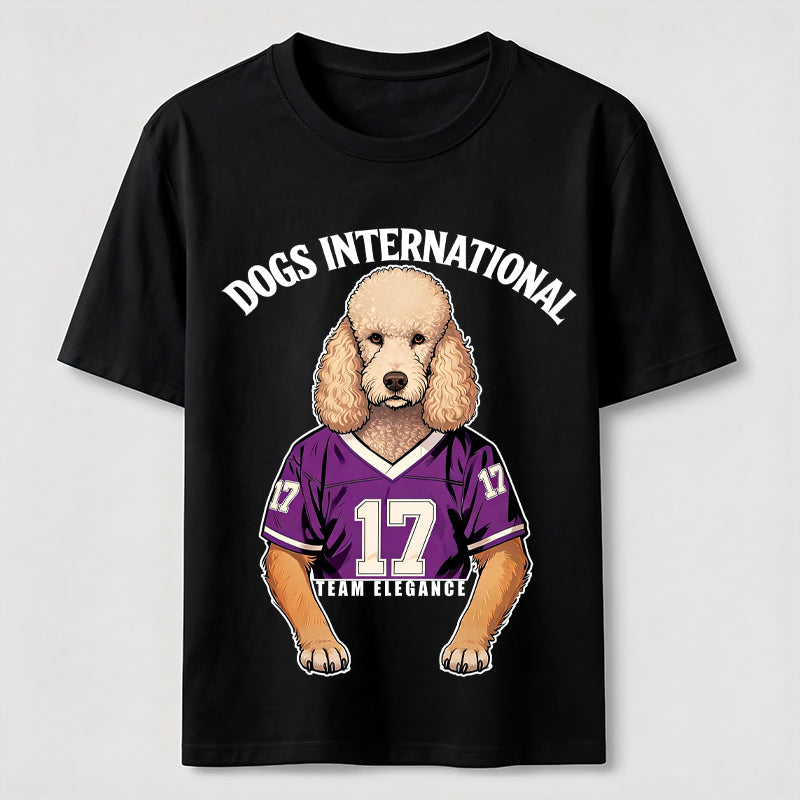 Team Elegance Poodle Athletic T-Shirt