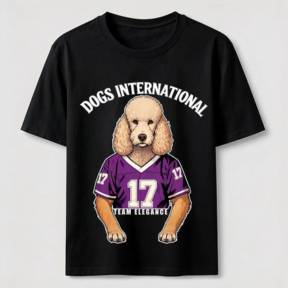 Team Elegance Poodle Athletic T-Shirt