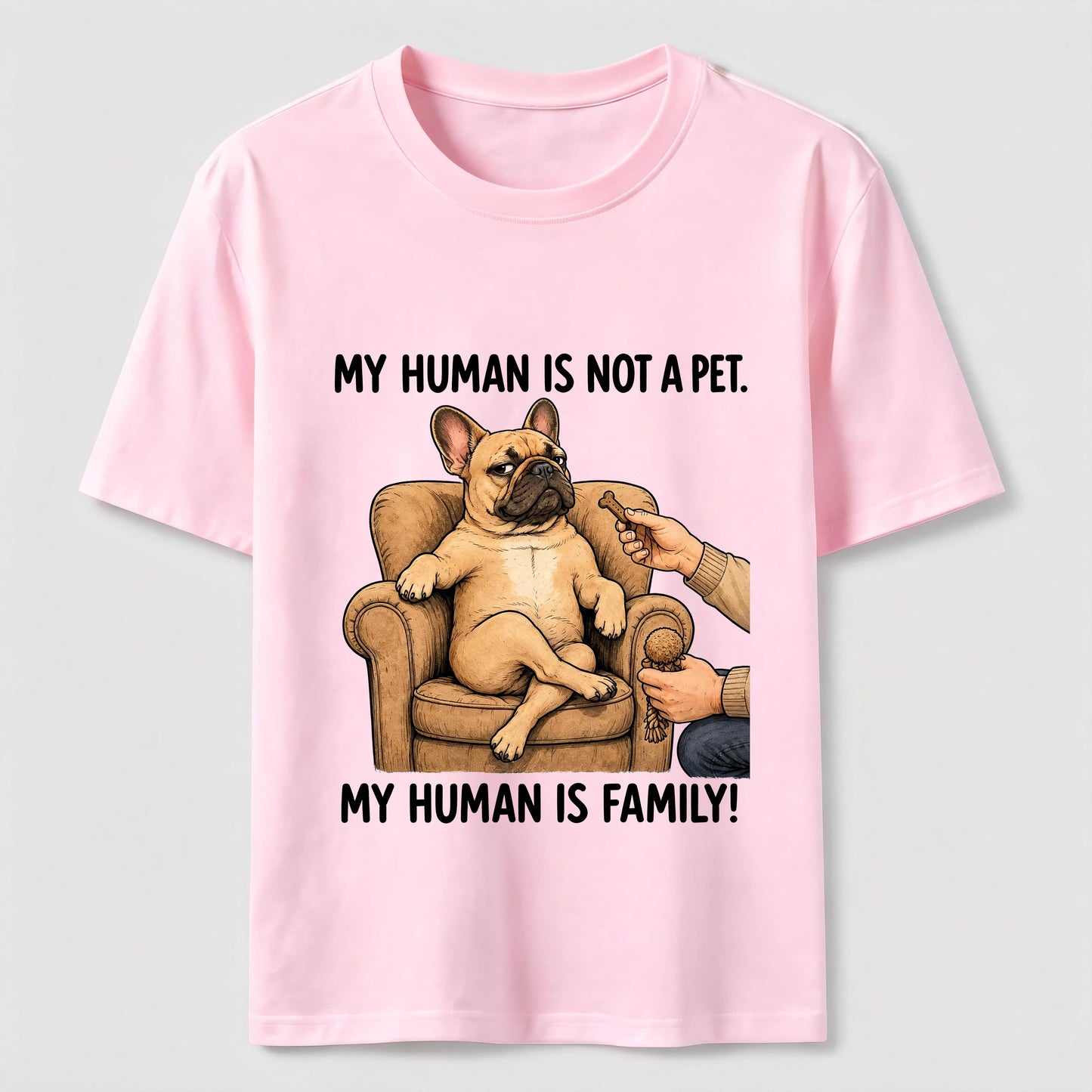 My Human Is Family Frenchie Tee