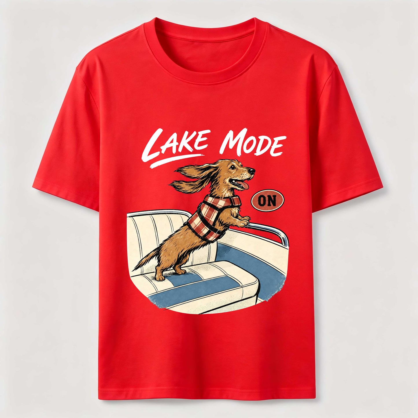 Lake Mode Dachshund Dog Tee
