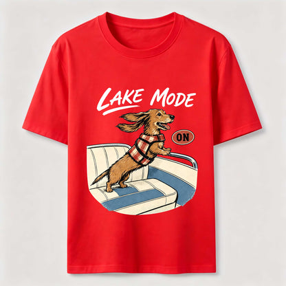 Lake Mode Dachshund Dog Tee