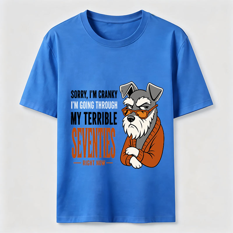 Terrible Seventies Cranky Schnauzer T-Shirt