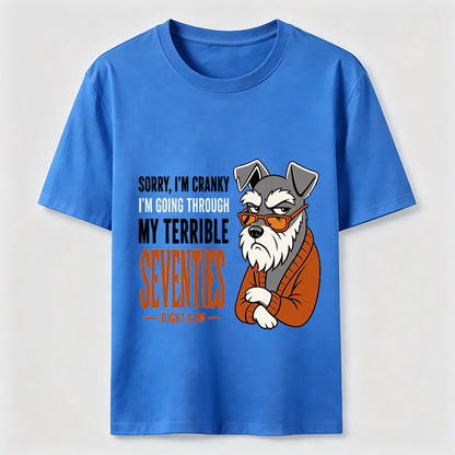 Terrible Seventies Cranky Schnauzer T-Shirt