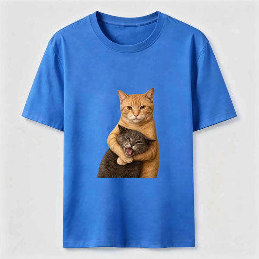 Nobody Messes With My Little Cat Graphic Tee