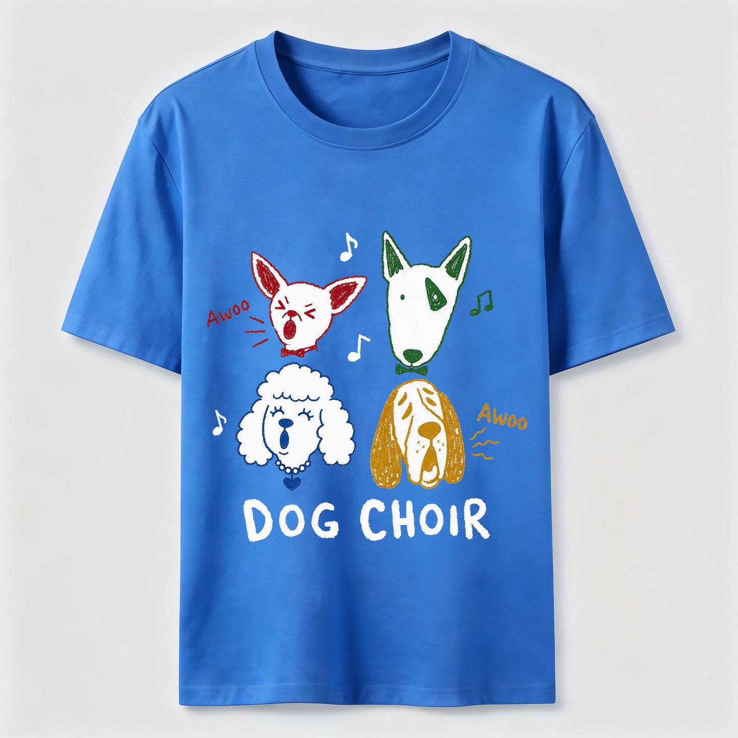 Dog Choir Funny Graphic Tee