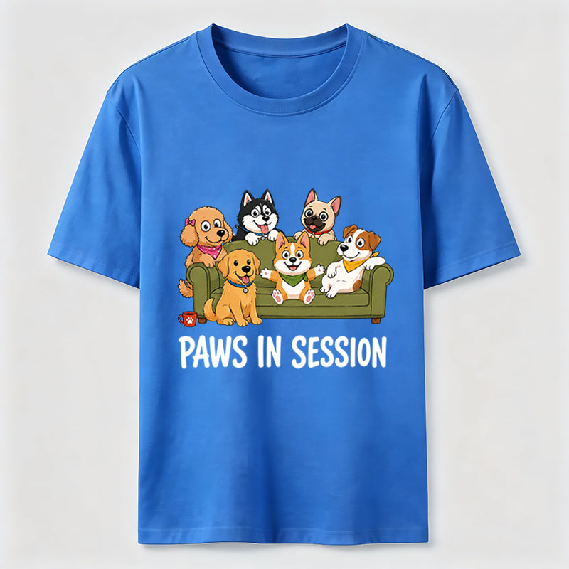 Paws In Session Pet Crew Tee