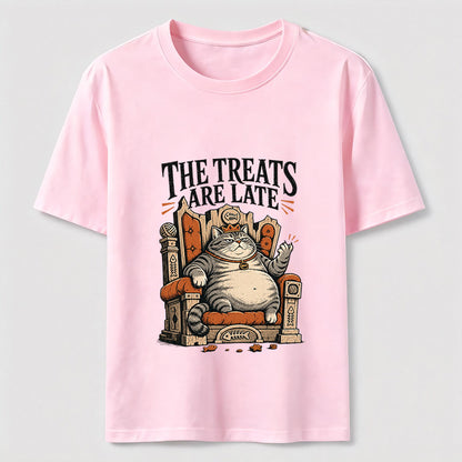 The Treats Are Late Cat Tee