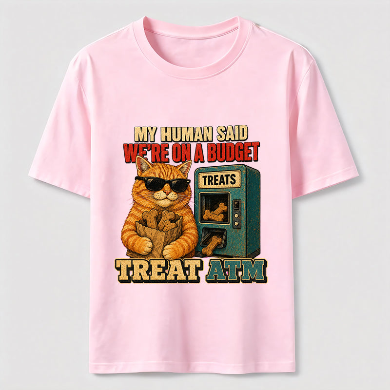 Cat Treat Dispenser Humor T-Shirt