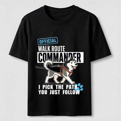 Husky Walk Commander T-Shirt