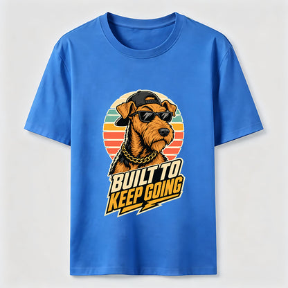 Built To Keep Going Cool Dog Streetwear Graphic Tee