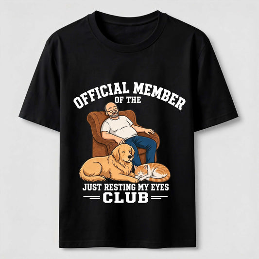Official Member of the Resting My Eyes Club