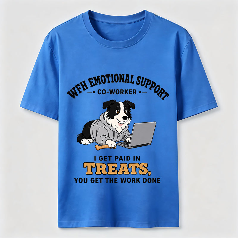 WFH Dog  Funny Emotional Support  T-Shirt