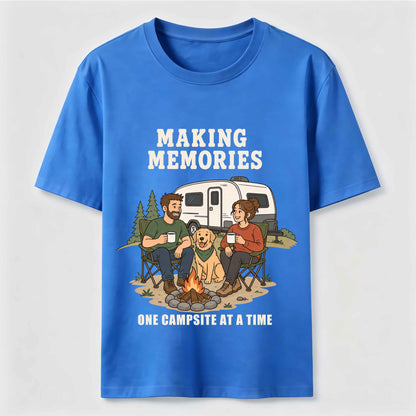 Making Memories Camping with My Dog T-Shirt
