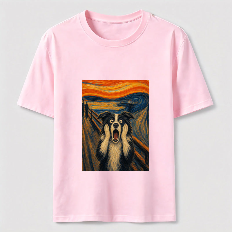 Scream Dog Art Graphic Tee