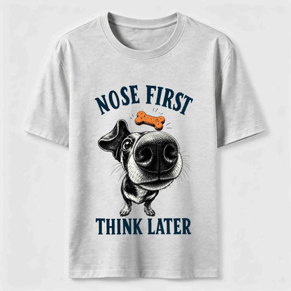 Nose First Dog Tee
