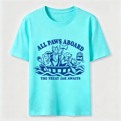 All Paws Aboard Pet Crew T-Shirt