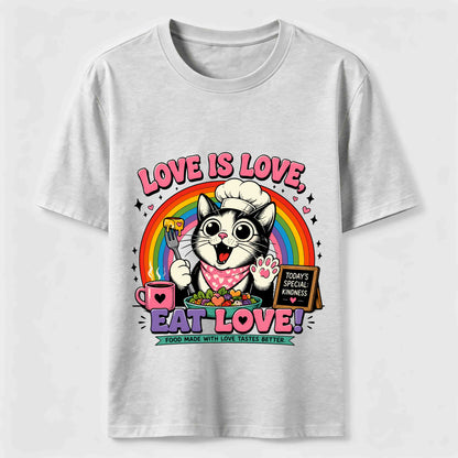 Eat Love Chef Cat Tee