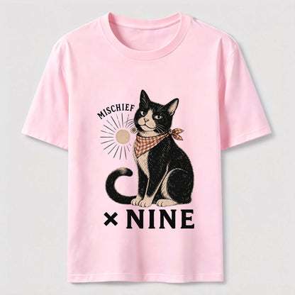 Mischief Times Nine Cat Tee