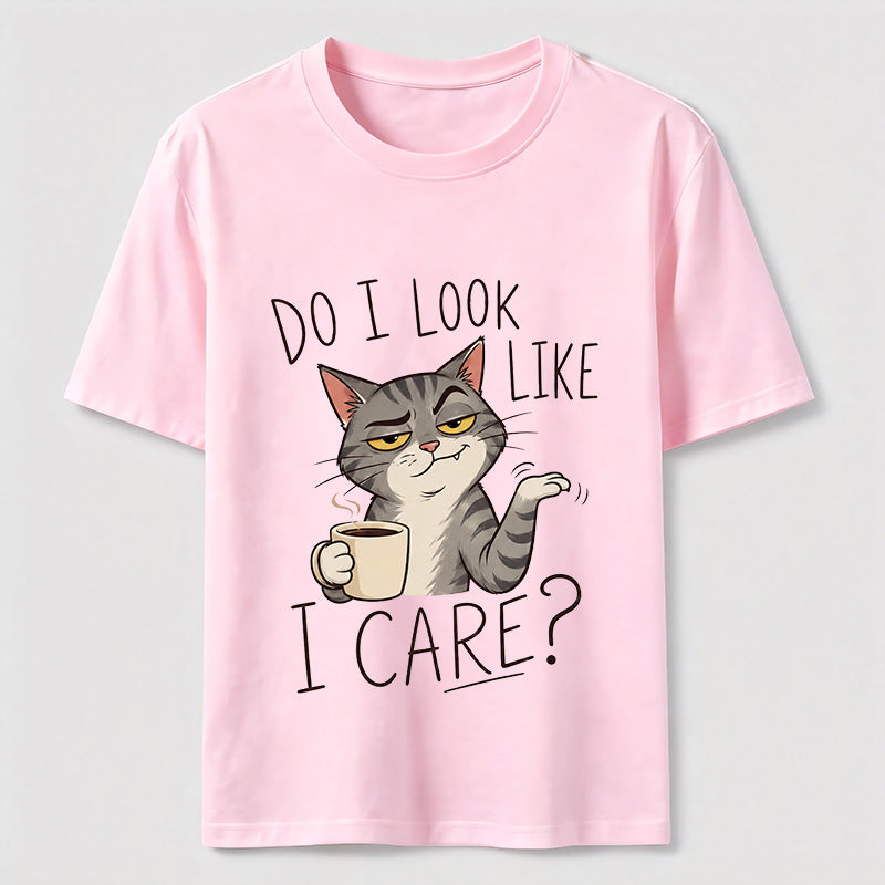 Do I Look Like I Care Cat T-Shirt