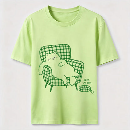 Reserved For The Lazy Cat Lover Graphic Tee