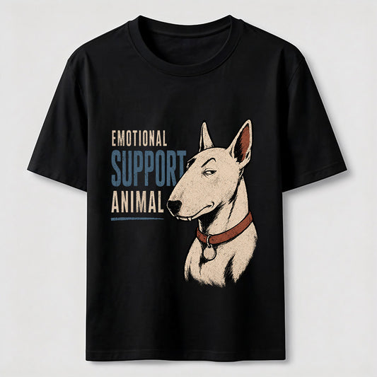 Emotional Support Bull Terrier T-Shirt