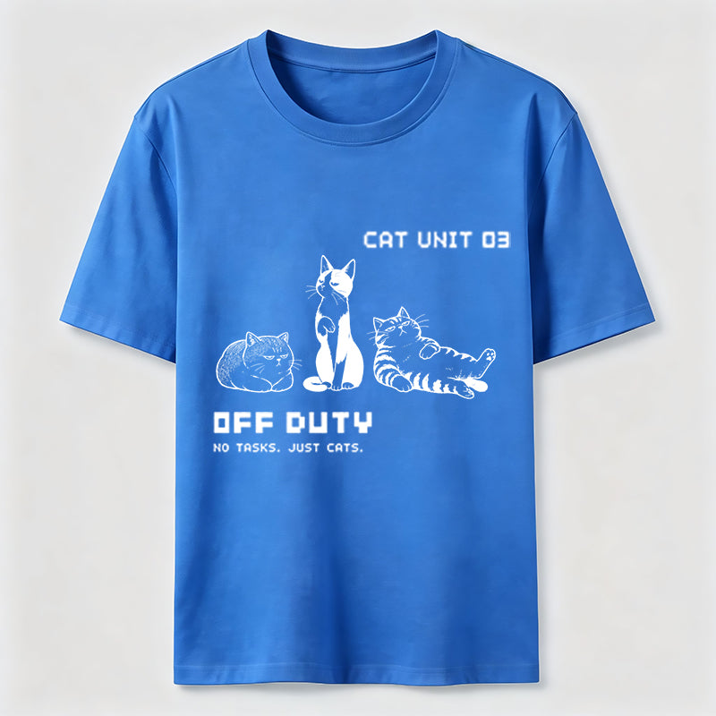 Off Duty Cat Unit Tee