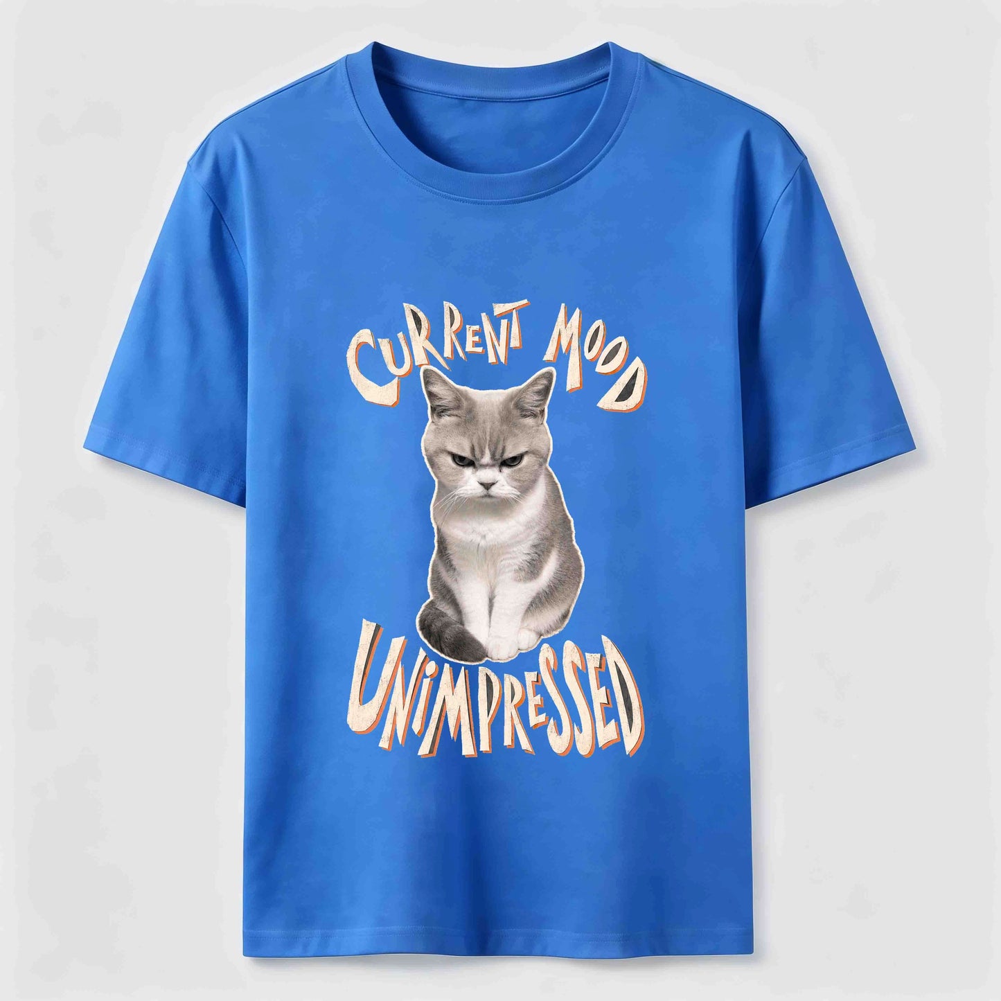 Current Mood Unimpressed Cat T-Shirt