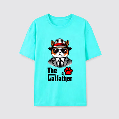 The Catfather Cool Gentleman Cat T-Shirt