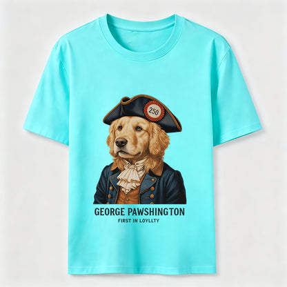 George Pawshington Golden Retriever T-Shirt