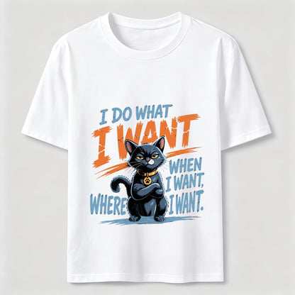 My Cat, My Rules Attitude Cat Lover Tee